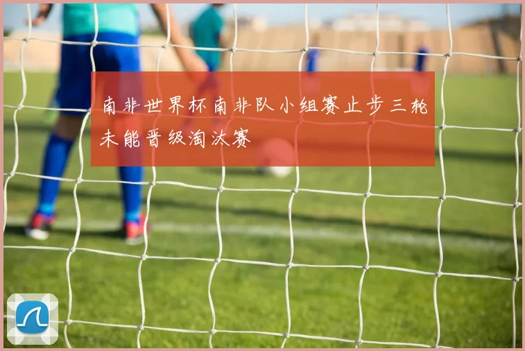南非世界杯南非队小组赛止步三轮未能晋级淘汰赛